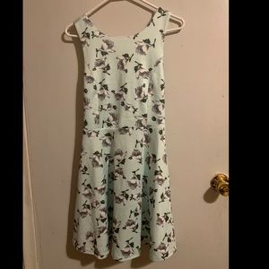 New, never worn mint green crossback dress